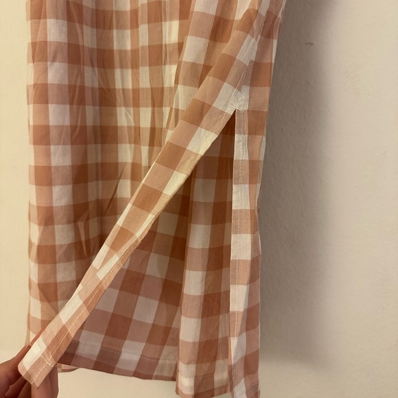 Trovata Brids of Paradise Astrid Easy Shirt Dress - Blush check XS - Picture 5 of 6